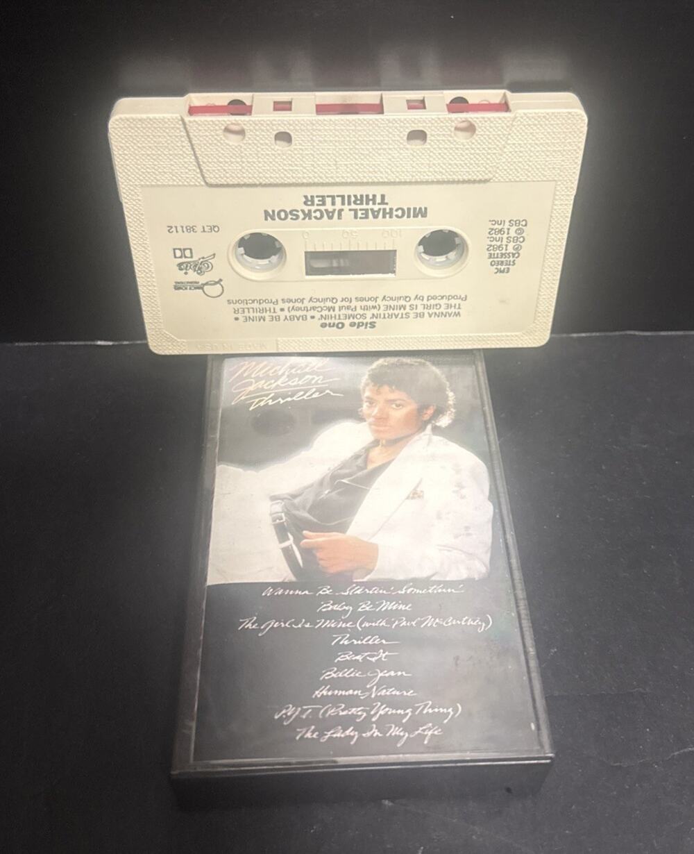 Michael Jackson Thriller Audio Cassette Tape 1982 CBS Epic Records QET38112